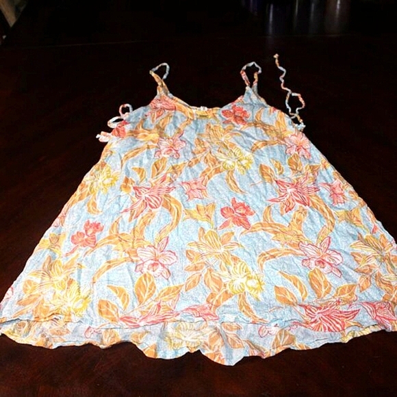 Roxy Floral Print Viscose Sundress - Size S | Perfect for Summer - Picture 2 of 7